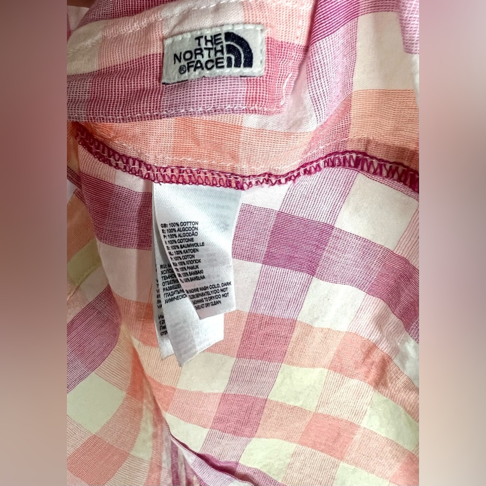 The North Face Long Sleeve Plaid Button Down, M - Picture 6 of 7